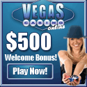 VEGAS CASINO ONLINE - 100% BONUS TO $125