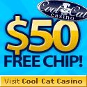 COOL CAT CASINO - $50 FREE